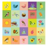 Bild von 333 Sticker – Sommergarten:Küchen-Etiketten und Aufkleber mit besc