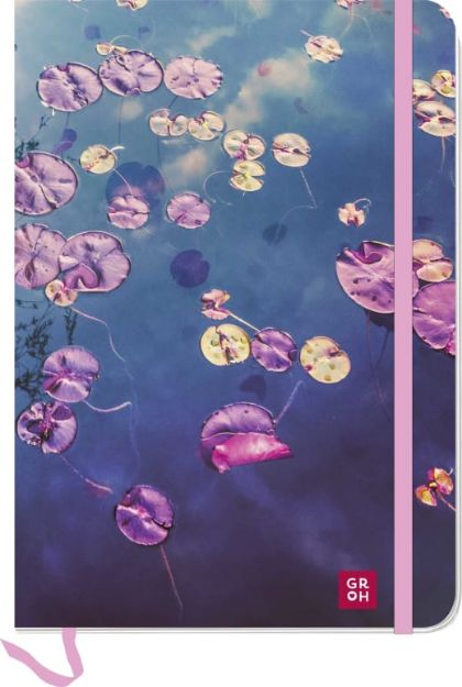 Bild von Notizbuch Auszeit Seerose