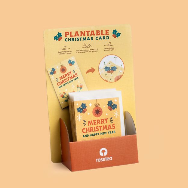 Bild von Display for Plantable Christmas Card (25 pcs) (english)