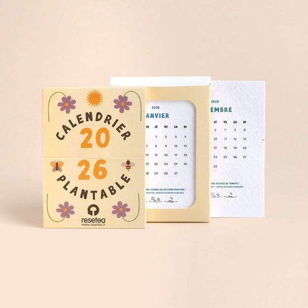 Bild von Calendrier plantable 2026 (français)