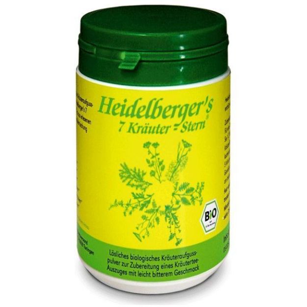 Bild von Heidelberger's BIO 7 Kräuter-Stern Bittertee, 100g