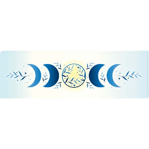 Bild von Leinwandbild Luna Mystica 97 × 30 cm