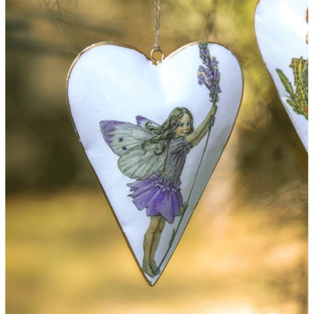 Bild von Lavendel Fairy Lavina Herzhänger Flower Fairy