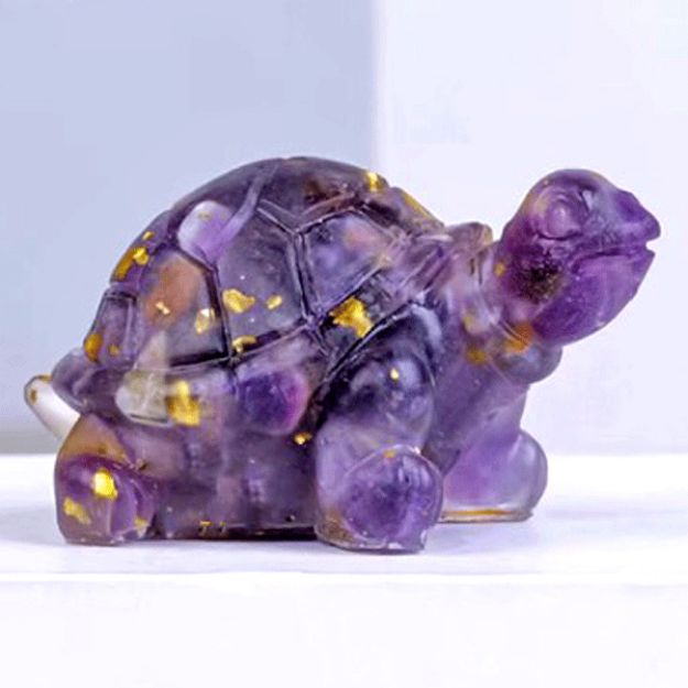 Bild von Orgonit Schildkrötchen Amethyst