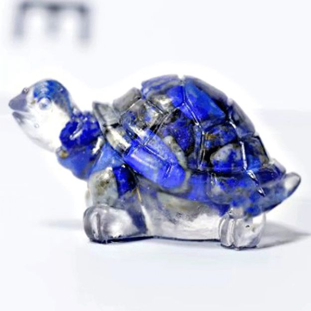 Bild von Orgonit Schildkrötchen Lapislazuli