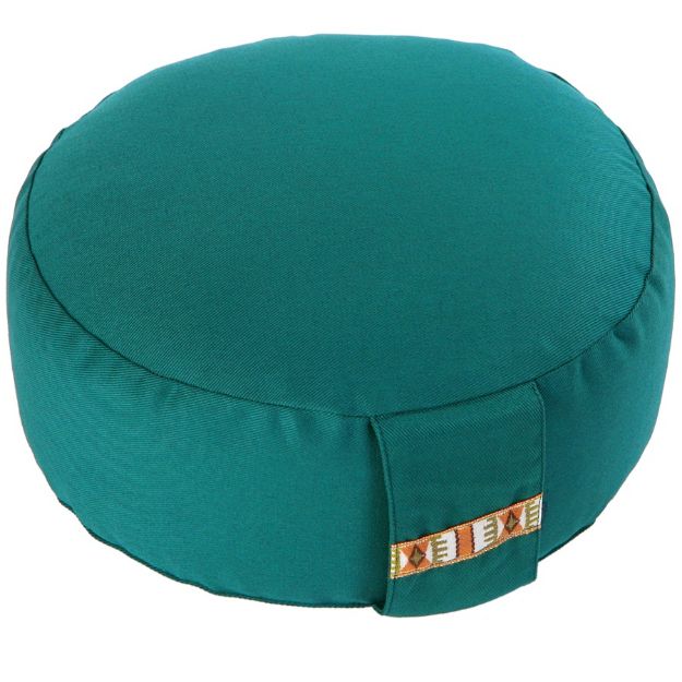Bild von Meditationskissen Basic Höhe 10 cm in Petrol von Lotus Design
