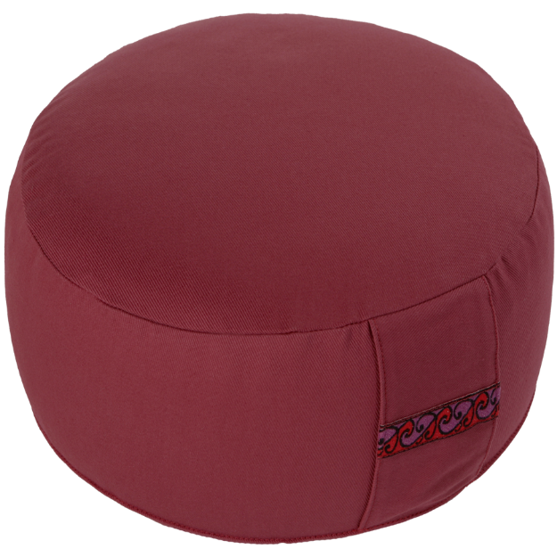 Bild von Meditationskissen Basic Höhe 14 cm in Weinrot von Lotus Design