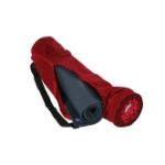 Bild von Yogatasche Stickerei Lotus 75 cm x Ø18 cm in Weinrot von Lotus Design