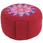 Bild von Meditationskissen Classic LOTUS "OM"  Höhe 15 cm in Weinrot von Lotus Design