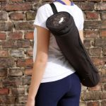 Bild von Yogatasche Stickerei Lotus 75 cm x Ø18 cm in Lila von Lotus Design