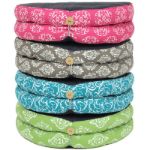 Bild von Reisekissen Raja Höhe 4.5 bzw. 9 cm in Pink von Lotus Design