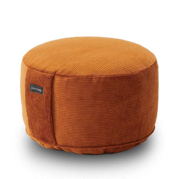 Bild von Meditationskissen CORD Höhe 14 cm in Rehbraun von Lotus Design