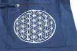 Bild von Yoga Tasche mit Blume des Lebens blau