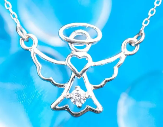Bild von Herzengelchen mit Kette 45 cm