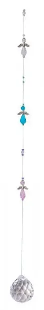 Bild von Suncatcher Engel Trinity 50 cm, Glas und Metall