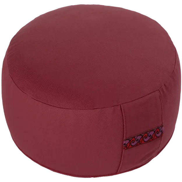 Bild von Meditationskissen Basic Höhe 14 cm in Weinrot von Lotus Design