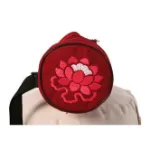 Bild von Yogatasche Stickerei Lotus 75 cm x Ø18 cm in Weinrot von Lotus Design