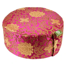 Zeige Details für Meditationskissen Classic BROKAT Höhe 15 cm in Rosa von Lotus Design Bild von Meditationskissen Classic BROKAT Höhe 15 cm in Rosa von Lotus Design