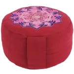 Bild von Meditationskissen Classic LOTUS "OM"  Höhe 15 cm in Weinrot von Lotus Design