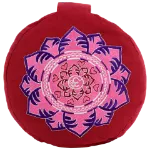 Bild von Meditationskissen Classic LOTUS "OM"  Höhe 15 cm in Weinrot von Lotus Design