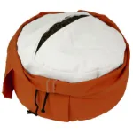 Bild von Meditationskissen Basic Bio Höhe 14 cm in Rotorange von Lotus Design