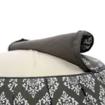 Bild von Meditationskissen Zafu Raja Höhe 15 cm in Beige-Grau von Lotus Design
