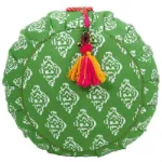 Bild von Meditationskissen Zafu Raja Höhe 15 cm in Grün von Lotus Design