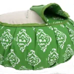 Bild von Meditationskissen Zafu Raja Höhe 15 cm in Grün von Lotus Design