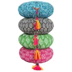 Bild von Meditationskissen Zafu Raja Höhe 15 cm in Grün von Lotus Design