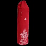 Bild von Yogatasche Stickerei Blume 75 cm x Ø 18 cm in Rot von Lotus Design