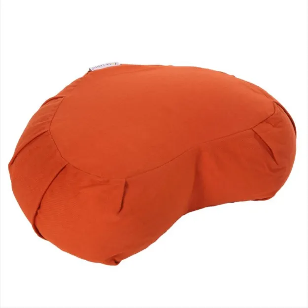 Bild von Yogaherz Höhe 14 cm in Rotorange von Lotus Design
