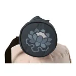 Bild von Yogatasche Stickerei Lotus 71 x Ø 15 cm in Anthrazit von Lotus Design