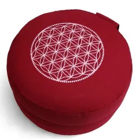 Zeige Details für Meditationskissen CLASSIC-BLUME , Höhe 16 cm, rot/rosé Bild von Meditationskissen CLASSIC-BLUME , Höhe 16 cm, rot/rosé