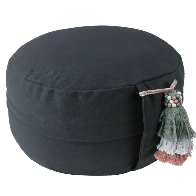 Bild von Yin Yang Meditationskissen in anthrazit von Lotus Design