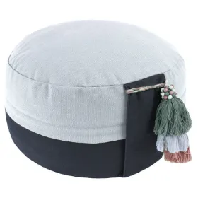 Zeige Details für Yin Yang Meditationskissen in anthrazit/hellgrau von Lotus Design Bild von Yin Yang Meditationskissen in anthrazit/hellgrau von Lotus Design