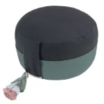 Bild von Yin Yang Meditationskissen in anthrazit/grün von Lotus Design