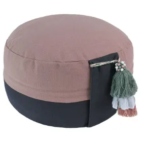 Zeige Details für Yin Yang Meditationskissen in anthrazit/rose von Lotus Design Bild von Yin Yang Meditationskissen in anthrazit/rose von Lotus Design