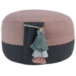Bild von Yin Yang Meditationskissen in anthrazit/rose von Lotus Design