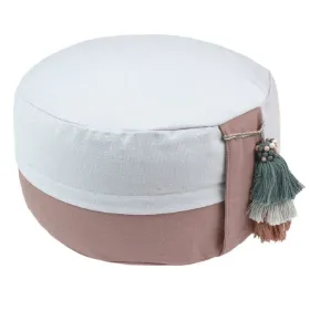 Zeige Details für Yin Yang Meditationskissen in hellgrau/rose von Lotus Design Bild von Yin Yang Meditationskissen in hellgrau/rose von Lotus Design