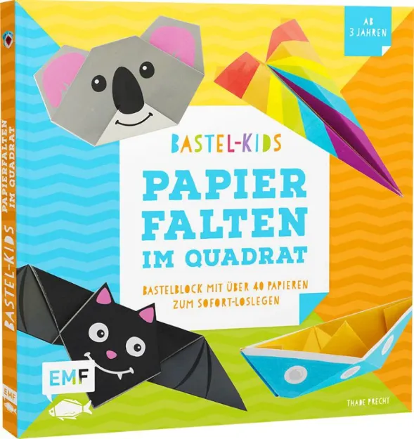 Bild von Precht T: Papierfalten im Quadrat –Bastel-Kids