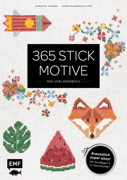 Bild von Dargel J: 365 Stickmotive – DasVorlagenbuch