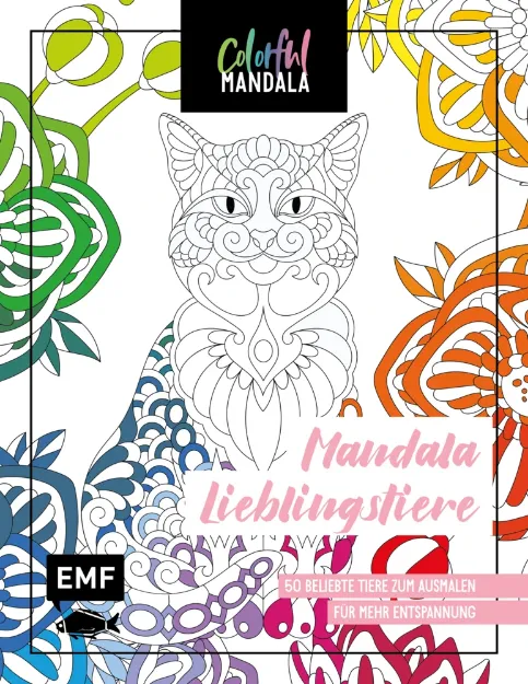 Bild von Colorful Mandala – Mandala –Lieblingstiere