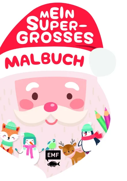 Bild von Mein supergrosses Malbuch – Weihnachten(Weihnachtsmann)