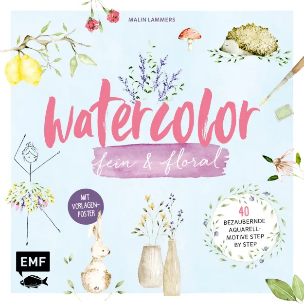 Bild von Lammers M: Watercolor fein und floral