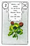 Bild von Lenormand mit Versen - Rote Eule