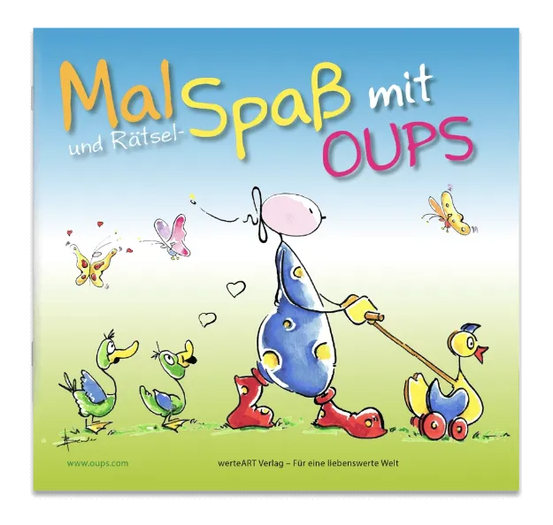 Bild von Hörtenhuber K: Oups Malbuch - Mal- &Rätselspass