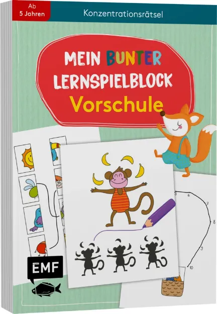 Bild von Mein bunter Lernspielblock – Vorschule:Konzentrationsrätsel