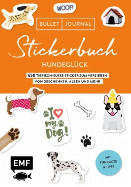 Bild von Bullet Journal Stickerbuch – Hundeglück