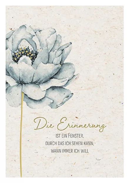 Bild von Faltkarte. Erinnerung 6 Ex.