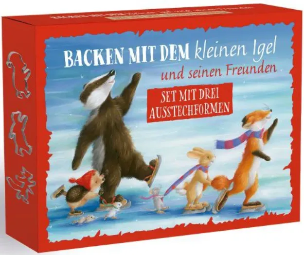 Bild von Backen mit dem kleinen Igel -Plätzchenausstecherset